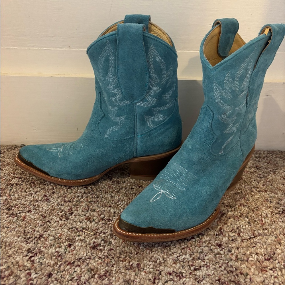 Idyllwind Turquoise Western Ankle Booties
